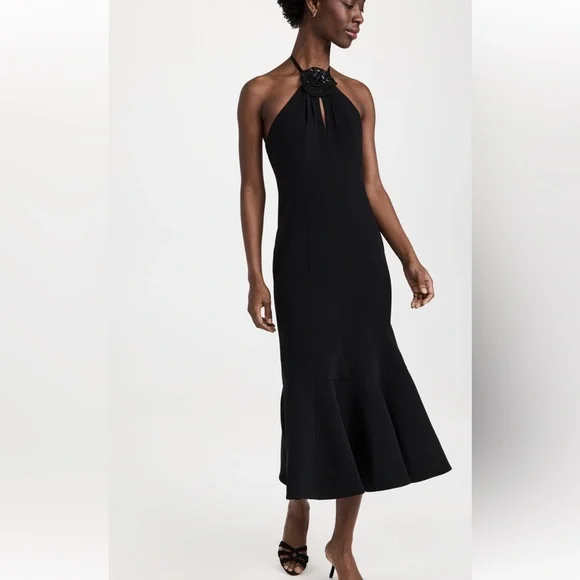 cinq a sept | Dresses | Nwt Cinq A Sept Jennie Black Midi Dress Size 4 |  Poshmark